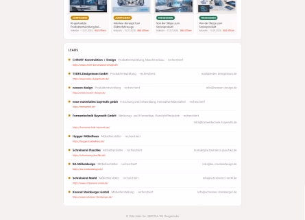 Dashboard für den Social-Media-Content-Agenten – Ansicht 3
