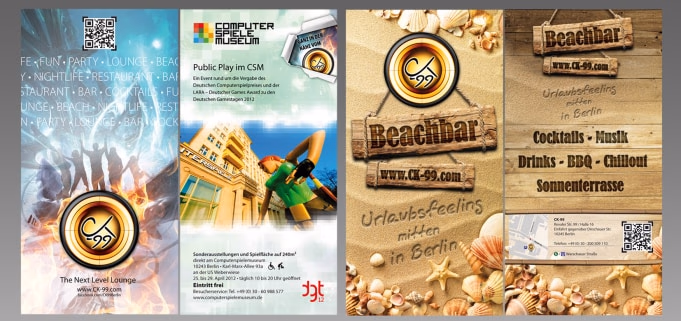 CK99 Berlin – Corporate Identity für eine Gaming-Lounge – Ansicht 3