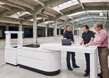 Multifunktionale Loftküche für ein neues Oberflächenmaterial – Ansicht 2